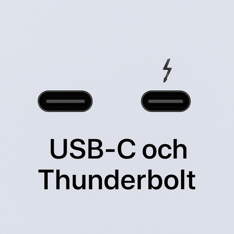 Vad är skillnaden mellan USB-C och Thunderbolt?