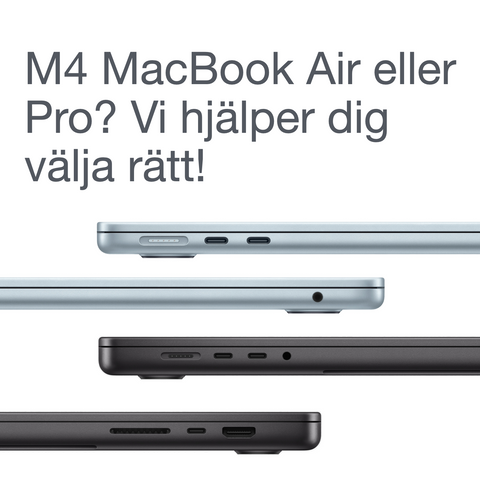 M4 MacBook Air kraftfullare än någonsin – men MacBook Pro behåller greppet om premiumsegmentet