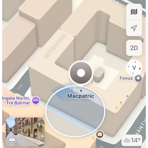 Apple Maps City Experience nu i Stockholm – upptäck staden i högdetaljerad 3D