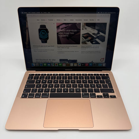 Begagnad - MacBook Air (Retina, 13 inch, 2020) Guld Begagnad Dator Begagnad - MacBook Air (13-inch, Early 2020) - Begagnad MacBook Air