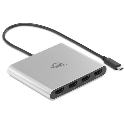 OWC USB-C Quad HDMI 4K Display Adapter with DisplayLink Dockningsstation