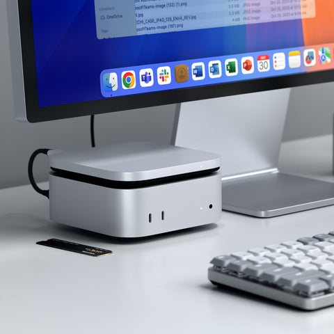 Med USB4-teknik och stöd för överföringshastigheter upp till 40 Gbps (3840 MB/s)