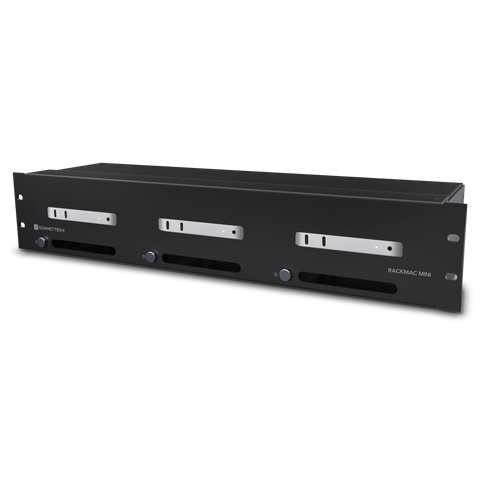 SONNET RackMac mini, 2U for (3) Mac mini 2024+ Tillbehör RackMac mini, 2U for (3) Mac mini 2024+ | Köp serverrack för Mac Mini