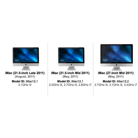 OWC Complete Hard Drive Upgrade Kit including tools for all iMac 2011 Models Montering