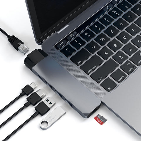 Satechi USB-C PRO Hub med 4K HDMI och Ethernet usb-c hub hdmi ethernet