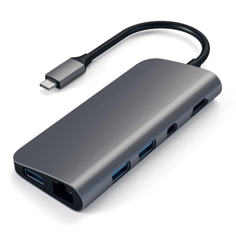 Satechi USB-C Multimedia Adapter 4K HDMI/Mini DisplayPort Gigabit Ethernet Adapter Satechi USB-C Mini Displayport HDMI - Gigabit Ethernet