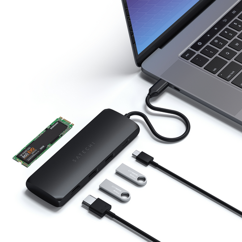 Satechi USB-C HYBRID SSD-lagring - USB-C Lagring