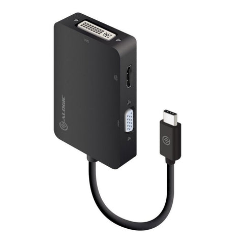 ALOGIC 3-i-1 USB-C till HDMI DVI VGA-adapter Tillbehör USB-C till HDMI DVI VGA-adapter