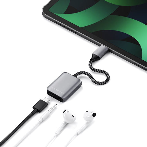 Satechi USB-C till 3,5mm och USB-C PD Kabel