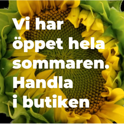 Öppet som vanligt hela sommaren