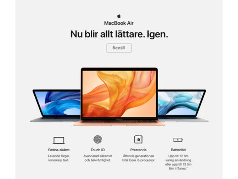 Apple lanserade ny hårdvara