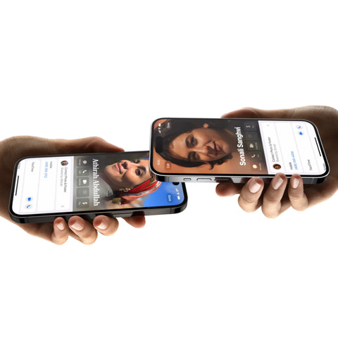 Namedrop på iPhone: enkelhet och elegans i fickformat