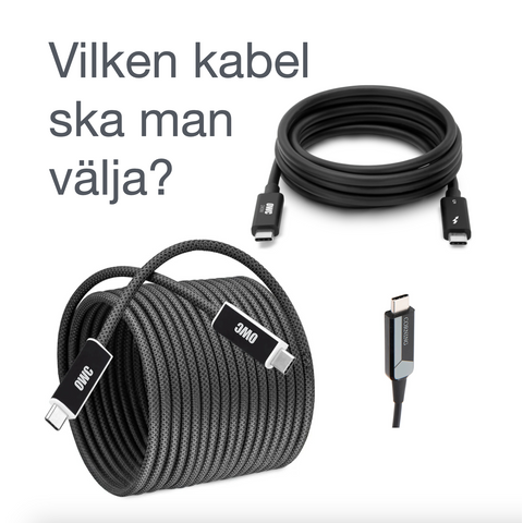 Vilken är den bästa USB-C- och Thunderbolt-kabeln för alla ändamål?