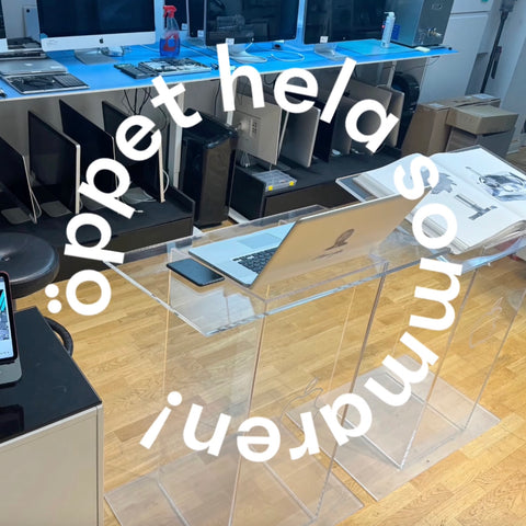 Apple service för Mac i Stockholm och inskickning – tillgänglig hela sommaren
