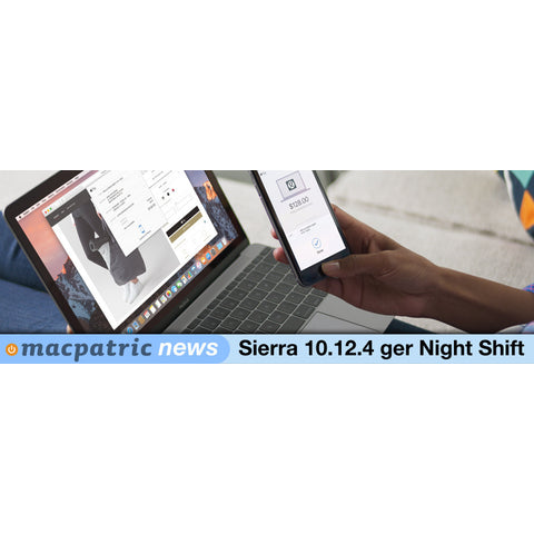 Mac OS Sierra 10.12.4 släppt - Night Shift är stora nyheten