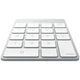 Satechi Slim Wireless Keypad - Uppladdningsbar Bluetooth-knappsats av aluminium
