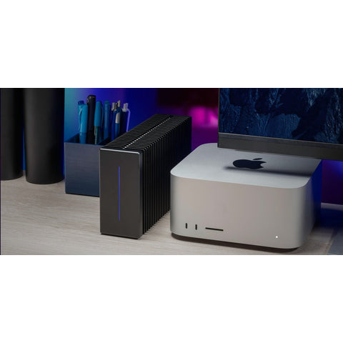 OWC Thunderblade X12 Thunderbolt 5 med SoftRAID Extern lagring Köp OWC Thunderblade X12 – Snabb lagring Thunderbolt 5
