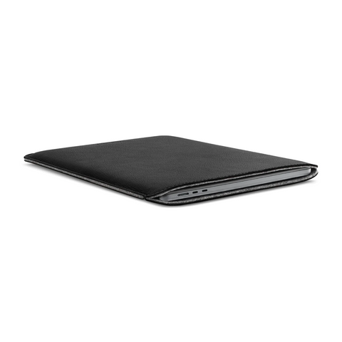 Leather Sleeve för MacBook Pro & Air - Svart