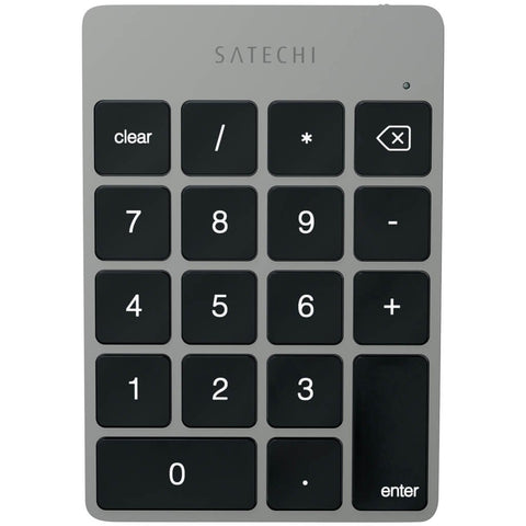 Satechi Slim Wireless Keypad - Uppladdningsbar Bluetooth-knappsats av aluminium