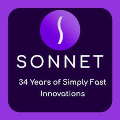 SONNET Solo 10G TB3 to SFP+ 10G Ethernet Adapter Tillbehör 