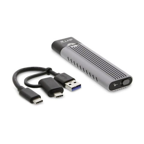 LMP M.2 NVMe PCIe SSD 0GB DataMobil enclosure USB-C Extern Hårddisk 