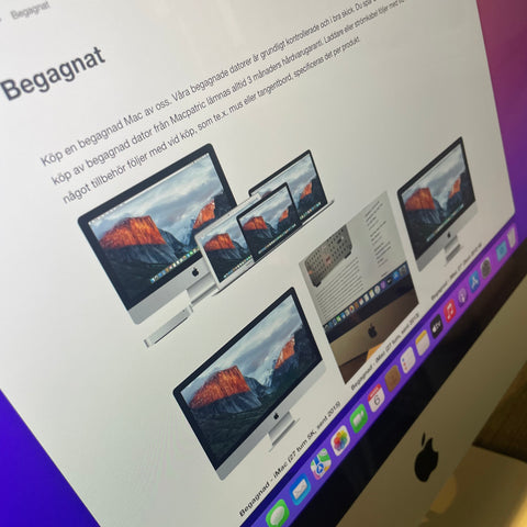 Begagnad - iMac (27 tum 5K, sent 2015) Begagnad Dator 