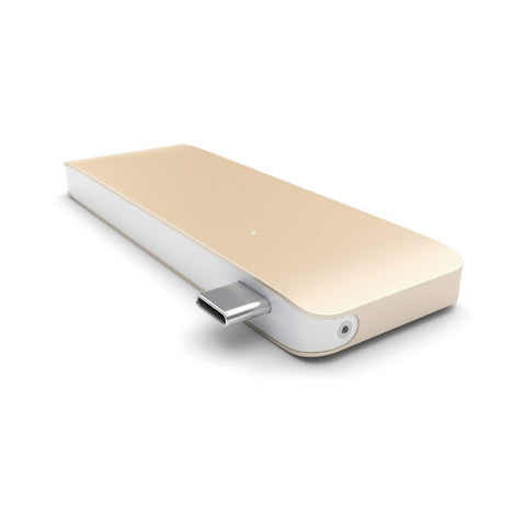 Satechi USB-C Pass Through USB Hub – 3-i-1 hub Tillbehör satechi type-c pass through usb hub with usb-c charging port