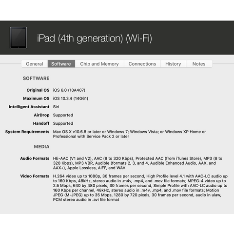 Begagnad iPad (4:e generation) (Wi-Fi) Begagnad Dator 