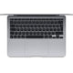 Begagnad: MacBook Air 13-tum M1-chip/åttakärnig processor/sjukärnig grafik/8GB minne/256GB/Rymdgrå Dator MacBook Air 13-tum M1-chip - Macbook Air M1 lager