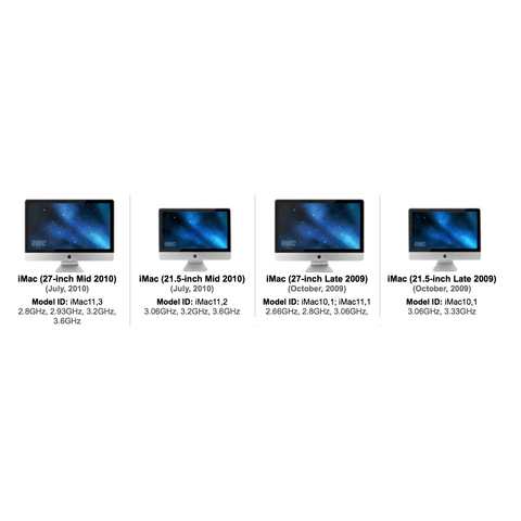 Byte till SSD iMac 27" & 21,5” 2009-2010 Montering 