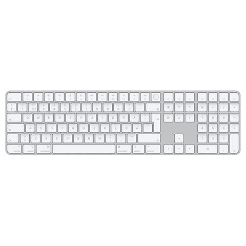 Apple Magic Keyboard med Touch ID och numerisk del  – svenskt (Med lightning) Tangentbord 