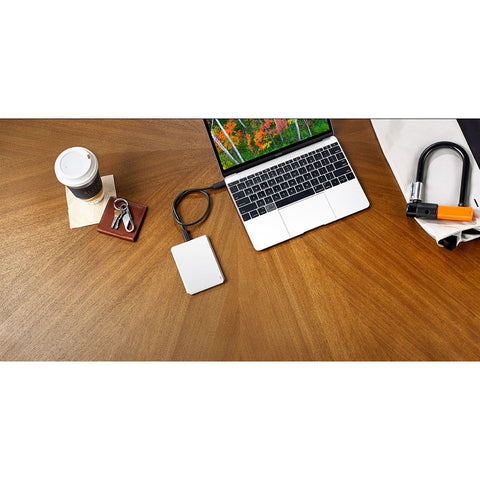 LaCie Mobile Drive USB-C Silver Extern Hårddisk LaCie Mobile Drive USB-C Silver -Lacie extern hårddisk