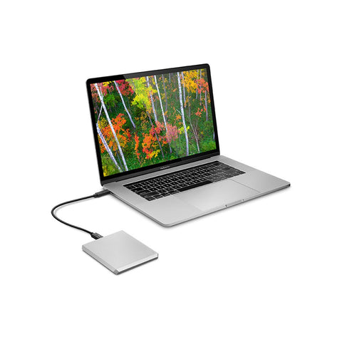 LaCie Mobile Drive USB-C Silver Extern Hårddisk LaCie Mobile Drive USB-C Silver -Lacie extern hårddisk