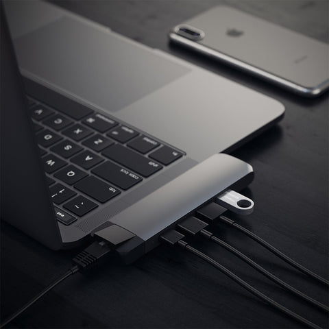 Satechi USB-C PRO Hub med 4K HDMI och Ethernet usb-c hub hdmi ethernet