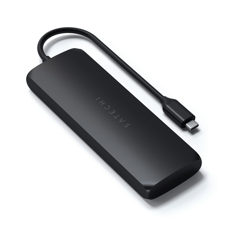 Satechi USB-C HYBRID med inbyggd möjlighet till SSD-lagring Tillbehör Satechi USB-C HYBRID SSD-lagring - USB-C Lagring