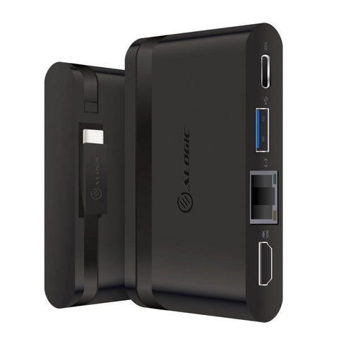 ALOGIC USB-C Travel Dock Essential 4 portar med 100W PD Tillbehör 